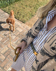 MASON'S DAUGHTER | Coco Robe Coat, Cream Bandana Print