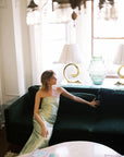 MASON by MASON'S DAUGHTER | Margot Dress, Champagne Green Silk Wool
