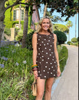 MASON'S DAUGHTER | Hart Shell Top, Cocoa Polka Dot