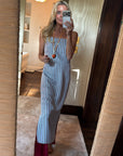 MASONS DAUGHTER | Margot Slip Dress, Powder & Burgundy Stripe