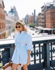 MASON'S DAUGHTER | Anna Dress, Blue and White Striped
