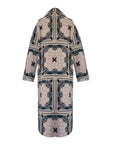 MASON'S DAUGHTER | Coco Robe Coat, Cream Bandana Print