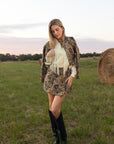 Loretta Western Fringe Top, Ivory
