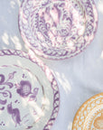 POMELO CASA Dinner plate with hand painted designs