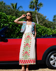 ELIZABETH JAMES THE LABEL | Kit Vest in Indian Flower Chambray