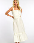 ELIZABETH JAMES THE LABEL | Deenie Dress in Egret