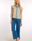 ELIZABETH JAMES THE LABEL | Kate Top in Tulip Ivory