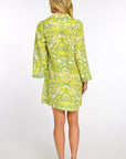 ELIZABETH JAMES THE LABEL | Taylor Dress in Damask Limeade