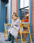 MASON'S DAUGHTER | Sutton Shirtdress, Camel and White Striped