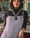MASONS DAUGHTER | Margot Slip Dress, Powder & Burgundy Stripe