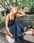 MASON'S DAUGHTER | Nicole Dress, Navy Linen