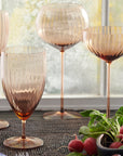 CASKATA Quinn Coupe Glasses, Amber Set of 2