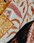 MAISON VENU | Tuileries Tablecloth Blockprinted Trim