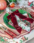 MASON'S DAUGHTER Bamboo Flatware, Burgundy