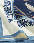 MAISON VENU | Tuileries Tablecloth Blockprinted Trim