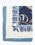 MAISON VENU | Tuileries Tablecloth Blockprinted Trim