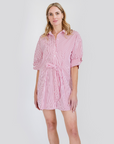 MASON'S DAUGHTER | Anna Dress, Red and White Striped