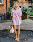 MASON'S DAUGHTER | Anna Dress, Red and White Striped