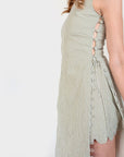 MASON'S DAUGHTER | Meredith Midi Tunic, Seersucker Olive & Ivory