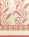 MAISON VENU | Tuileries Tablecloth Blockprinted Trim