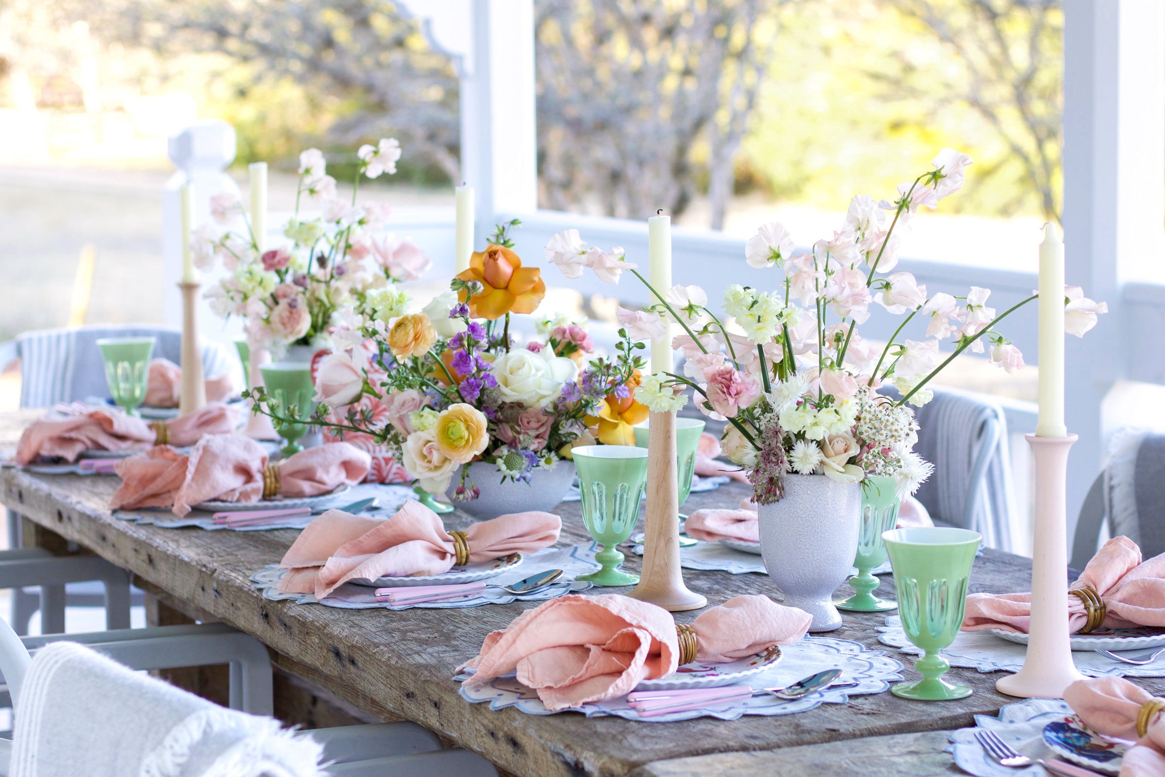 simple porch supper