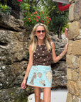 MASON by MASON'S DAUGHTER | Hart Shell Top, Cocoa Polka Dot
