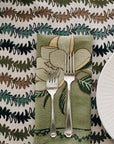 MAISON VENU | Magnolia Embroidered Napkin