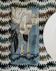 MAISON VENU | Magnolia Embroidered Napkin