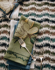 MAISON VENU | Magnolia Embroidered Napkin