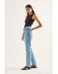 OUTLAND DENIM Zoe High Straight Jean, Cadence Blue