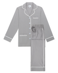 KIP Luxe Stretch Cotton Pajama Set in Haze