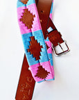 PATA LIFESTYLE Pink and Baby Blue Polo Belt