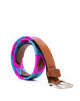 PATA LIFESTYLE Pink and Baby Blue Polo Belt