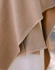 MASON'S DAUGHTER Scarlett Cape, Camel Pressed Wool