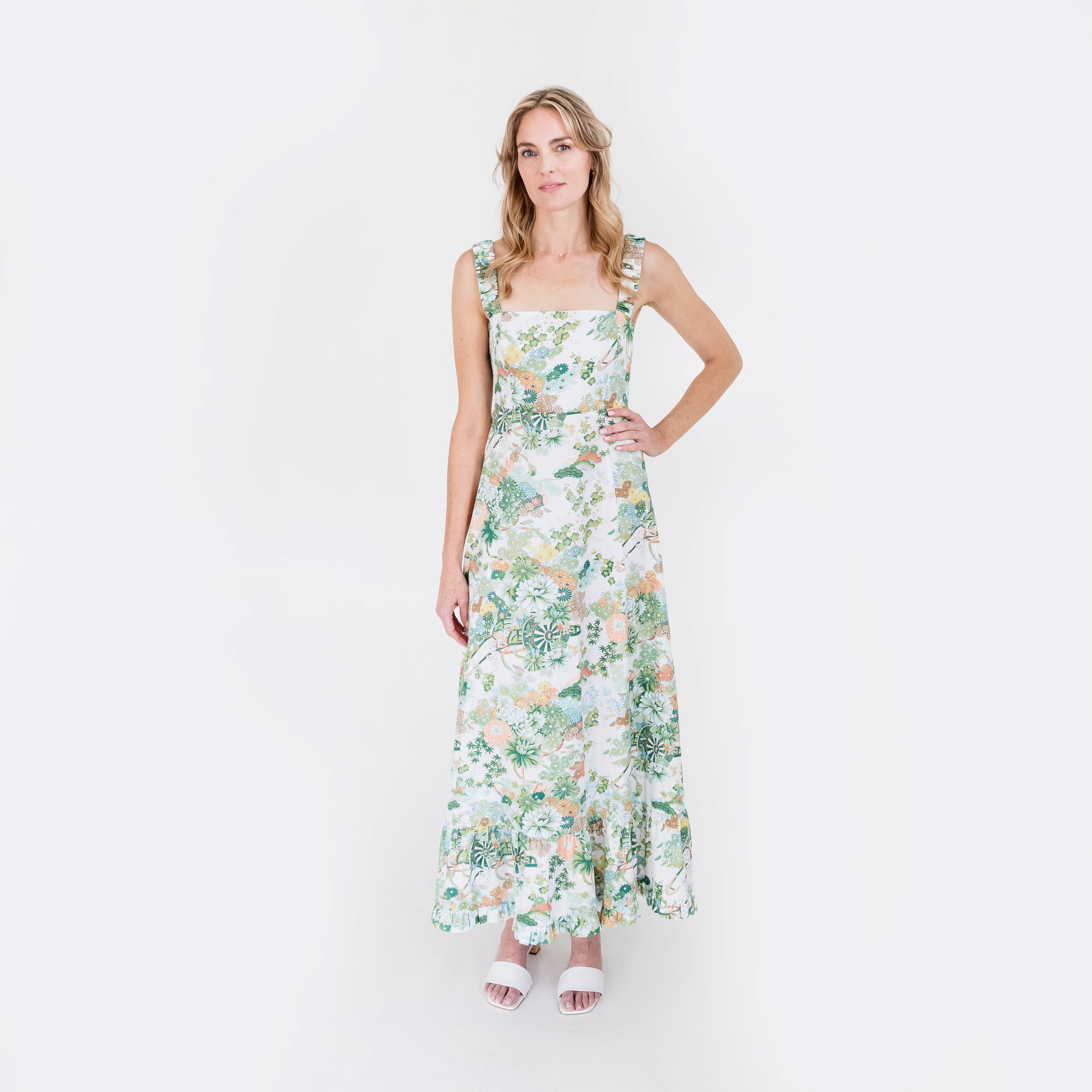 MASON&#39;S DAUGHTER | Maxi Dress, Spring Chinoiserie