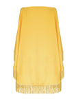Katherine Dress, Yellow Silk Crepe