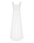 MASON'S DAUGHTER Megan Dress, White Poplin