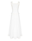 MASON'S DAUGHTER Megan Dress, White Poplin