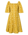 MASON'S DAUGHTER Emma Dress, Saffron Growing Vine