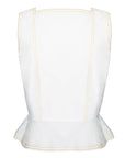 MASON'S DAUGHTER Emma Top, White Poplin