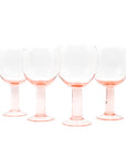 MASON'S DAUGHTER Vintage Inspired Goblet (Set of 4), Blush