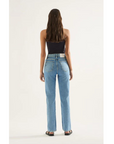 OUTLAND DENIM Zoe High Straight Jean, Cadence Blue