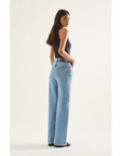 OUTLAND DENIM Ellie High Rise Wide Leg Jean, Era Blue