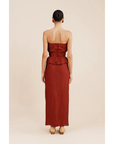 POSSE Aurelia Strapless Top, Merlot