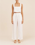 POSSE Alice Crop Top, Ivory