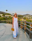 MASONS DAUGHTER | Sophia Maxi Skirt, Blue & Blue Striped