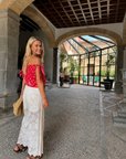 MASON'S DAUGHTER | Lily Scarf Top, Red Bandana