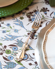 MASON'S DAUGHTER Mignonette Tablecloth, Blue Floral