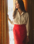 Boyfriend Shirt, White Poplin