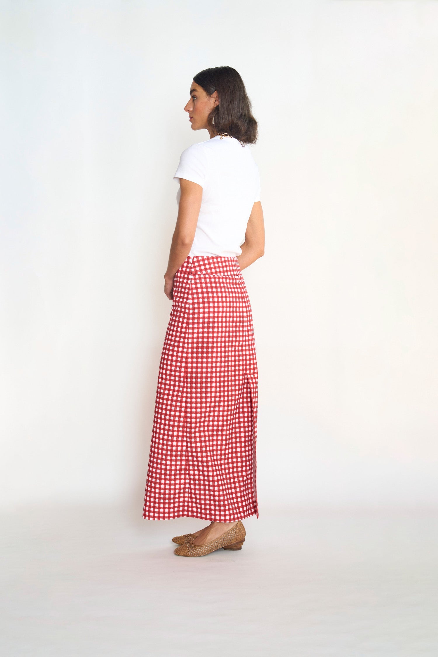 BYRDIE GOLF SOCIAL WEAR Spritz Midi Skirt